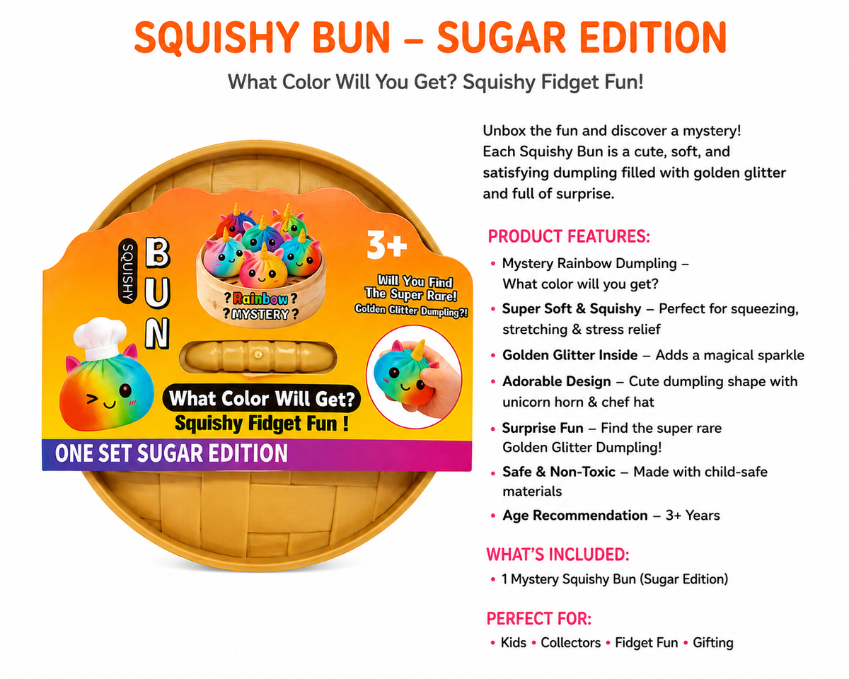 Dumpling Squishy Toy